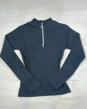 بلوز نیم زیپ کد 1400158