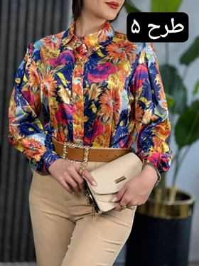 شومیز ساتن ریونا کد 1796