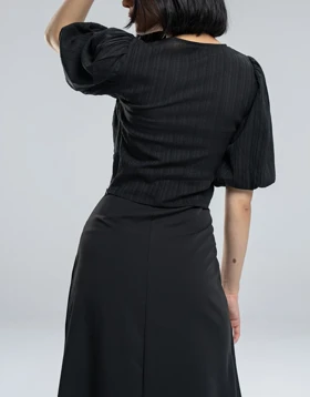 جلو گره آستین پفکی