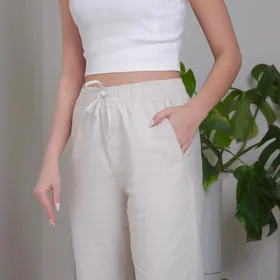 شلوار لینن