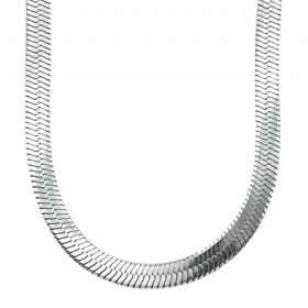 گردنبند زنانه مدل سرپینا طرح زنجیر ماری براق