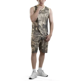 ست رکابی و شلوارک بسکتبالی میلواکی باکس مدل Nike-DRI FIT-5B064 خاکی