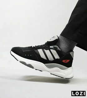 کفش کتانی مردانه مشکی ADIDAS torsion