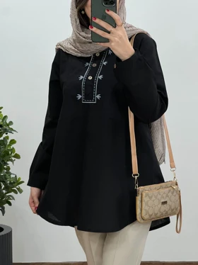 تونیک مانتویی گلدوزی فریناز 4