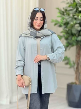 مانتو تک جیب بغل سه دکمه عسل