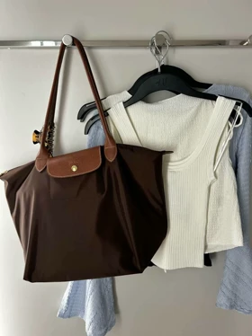 کیف لون شان بزرگ Long Champ 50128 (قهوه ای)