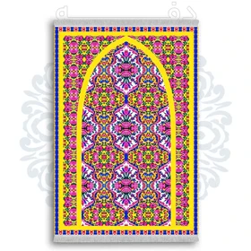فرشینه از جنس پارچه هازان مخمل ترک طرح سجاده برند دفه کد DSJ 100