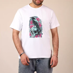تیشرت کمپینگ TINI Crow, skull