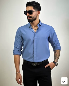 پیراهن پارچه ای ساده_کد4451