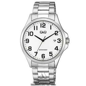 ساعت کیو اند کیو صفحه سفید Q&Q A480J204Y