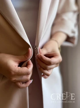 ست کت و شلوار آستین بنددار