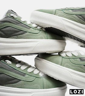 کفش اسنیکرزمردانه سبز طوسی ونس VANS