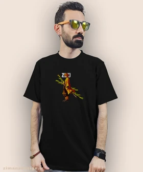 تیشرت مردانه و زنانه طرح شیطان کش شخصیت زنیتسو کد 964