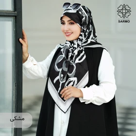 روسری ابریشم کجراه پیونی