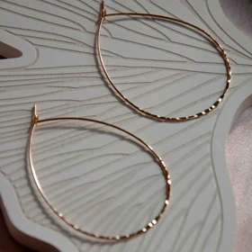 گوشواره اشکی بزرگ قفل دار