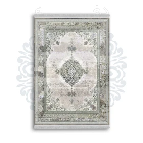 *جدید* فرشینه از جنس پارچه شانل مخمل ترک طرح فانتزی برند دفه کد 711