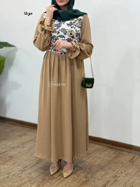 پیراهن مانتویی سوزندوزی آیسو شکوفه