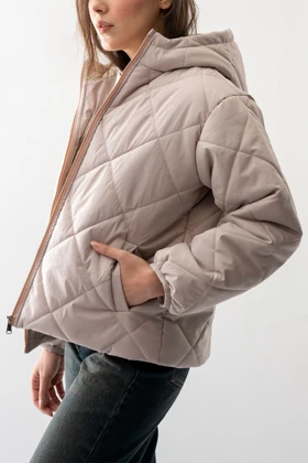 کاپشن کلاه دار زنانه