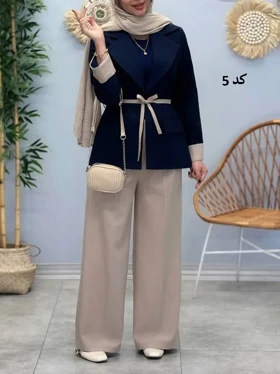 3453-کت و شلوار مزونی نیکو