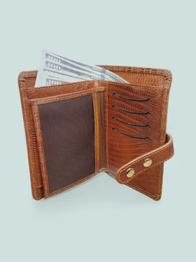 کیف پول دستی چرم طبیعی مدل مرلین