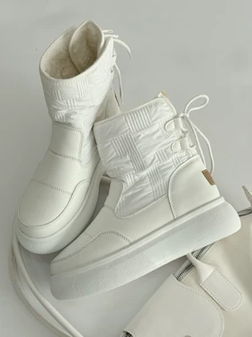 نیم بوت پشت بندی کاپشنی 2367