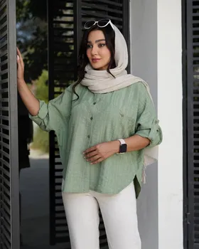 مانتو کوتاه شومیزی کد 3246