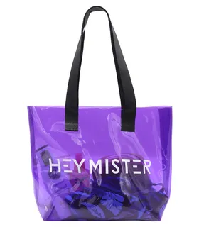 کیف استخری شفاف ضد آب طرح Hey Mister کد 15106