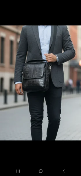 کیف رودوشی چرم d1