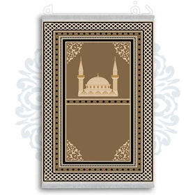 فرشینه از جنس پارچه هازان مخمل ترک طرح سجاده برند دفه کد DSJ 4