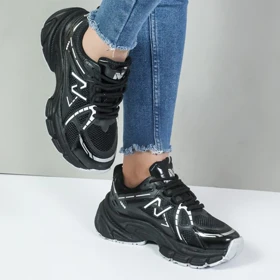 کتانی اسپرت زنانه مدل نیوبالانس 1860 رنگ مشکی کد 41120