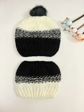 کلاه و شالگردن پسرانه و دخترانه کد225