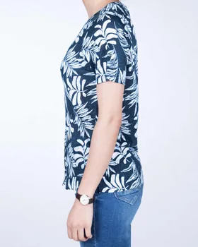 تیشرت زنانه طرح برگ