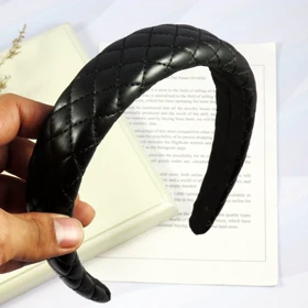 تل مو زنانه مدل پفکی چرمی