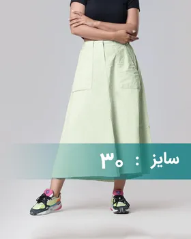 دامن کتان زنانه 600588