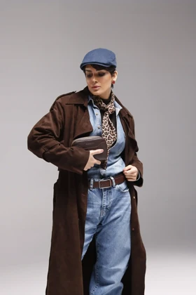 بارانی چرم جیر زنانه