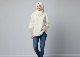 شومیز لینن گلدوزی شده