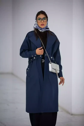 مانتو بارانی بلند پاگون دار