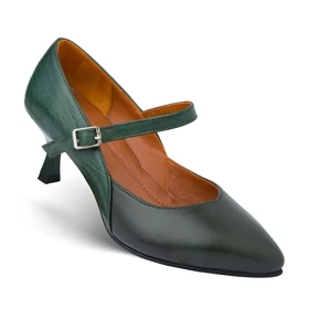 کفش پاشنه‌دار زنانه چرم یلسان مدل اولویا کد 603-PRM