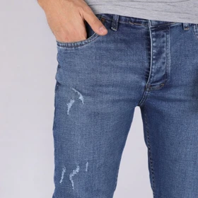 شلوار جین زاپ‌دار مدل 63316