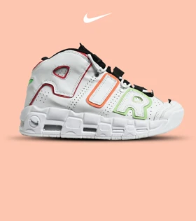 کفش کتانی مردانه و زنانه سفید NIKE Air More Uptempo '96