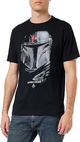 تیشرت لانگ دخترانه مندلورین | تیشرت لانگ دخترانه The Mandalorian طرح Mandalorian Shadows کد 132140