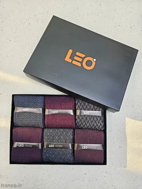 پک جوراب ساق‌دار لئو Leo کد 8113 - جعبه 6 جفتی