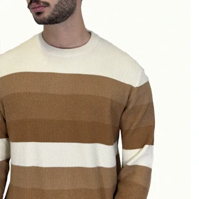 بافت یقه گرد راه درشت BG70588