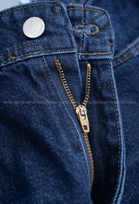 شلوار جین نیم بگ کد1002268