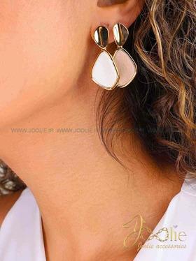 گوشواره زنانه طلا مخمل کد E1151