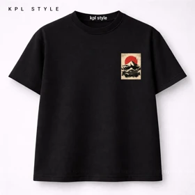 تیشرت ژاپنی | قواره باکسی | صد در صد پنبه گرم بالا کد 1258