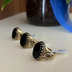 انگشتر استیل رنگ ثابت مردانه کد tw10021