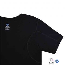 زیرپوش نانو آنتی باکتریال ضد تعریق یقه هفت باز مردانه مشکی