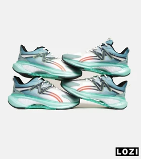کفش کتانی مردانه و زنانه سفید آبی سبز NEW BALANCE More Trail v3 مدل 5754