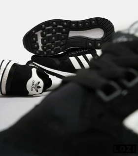 کفش کتانی مردانه مشکی سفید ADIDAS ZX 500